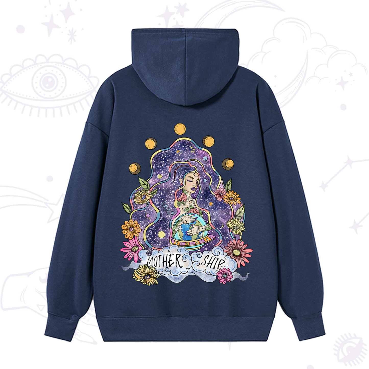 Purplehecate Mother Ship Hoodie