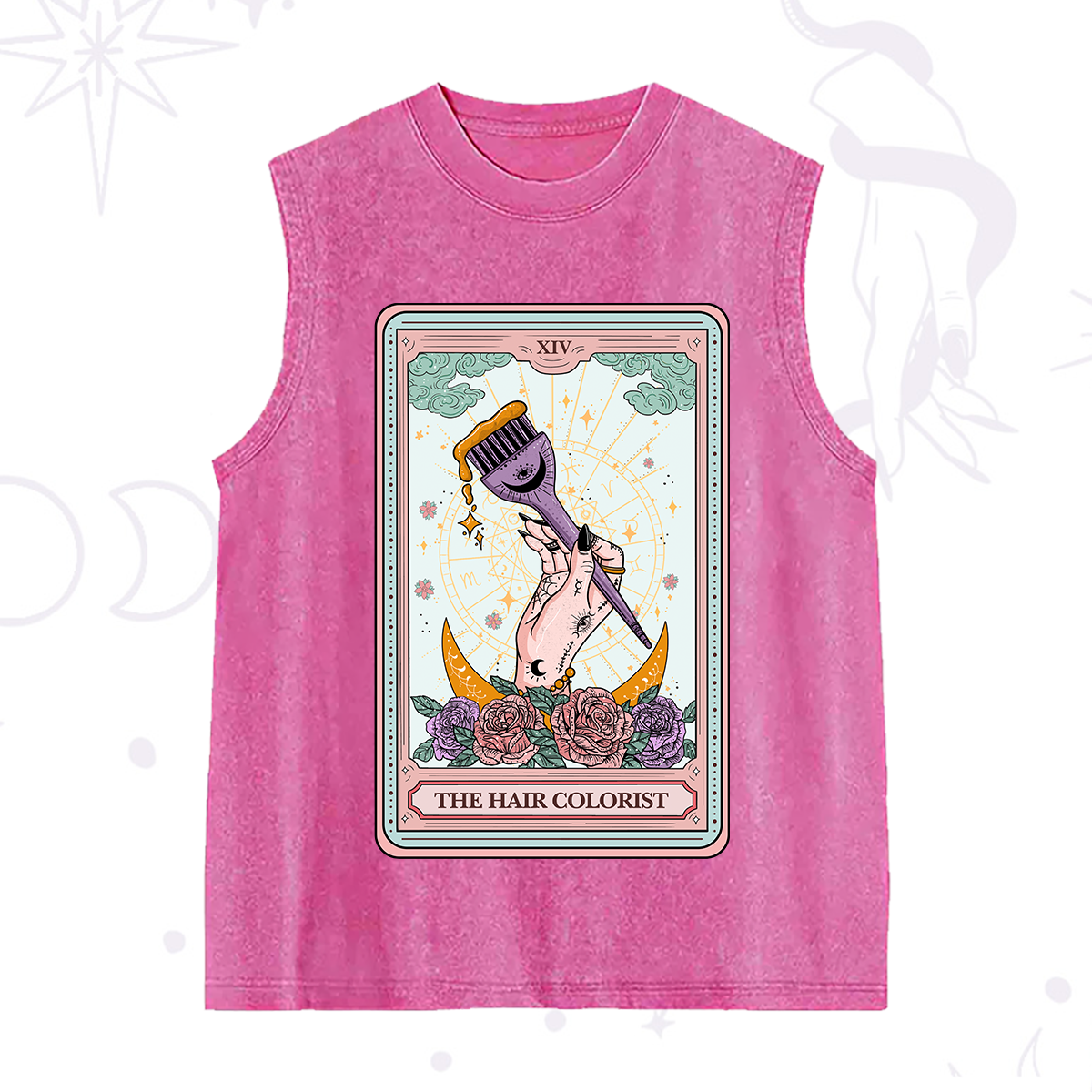 Purplehecate The Hair Colorist Tarot Washed Tank