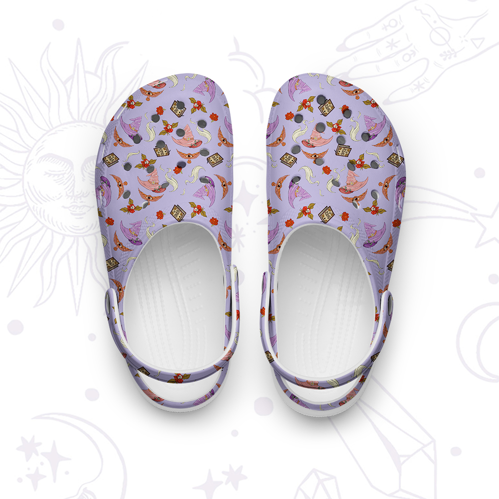 Purplehecate Fantasy Wizard Hat Rubber Clogs