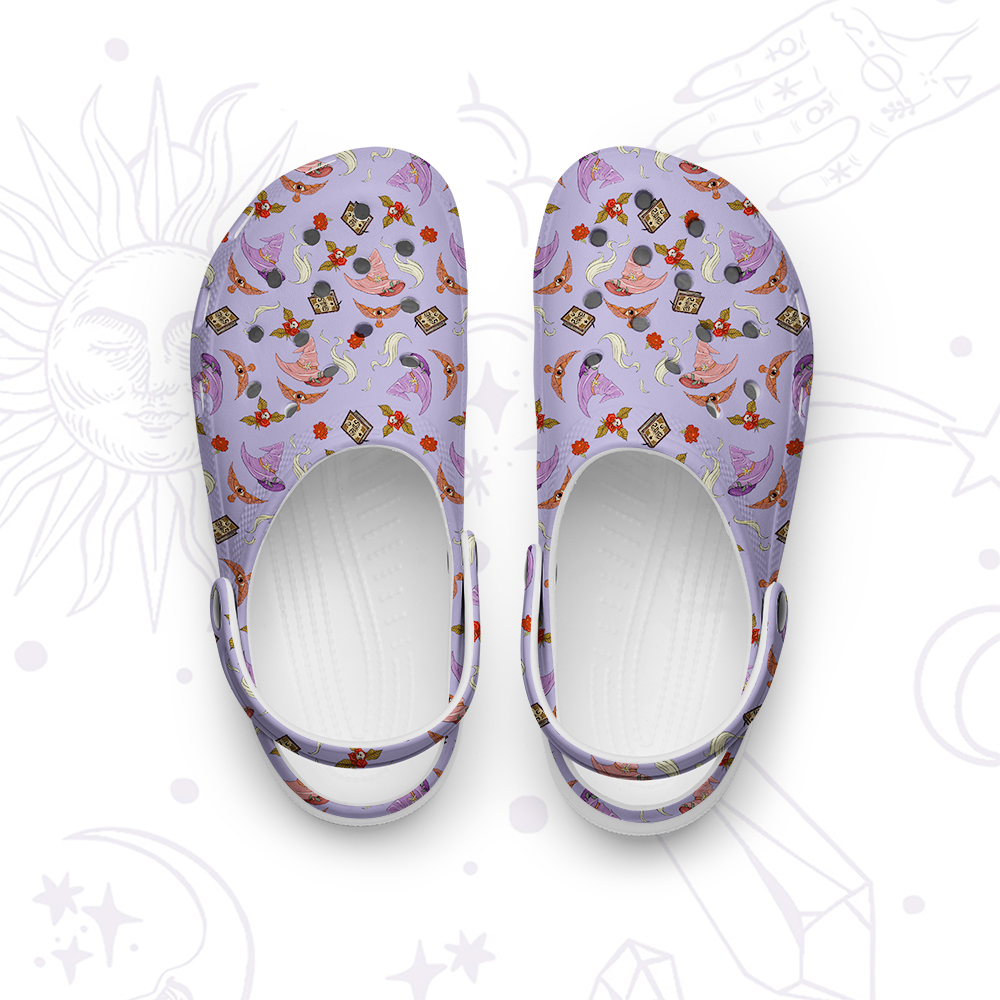 Purplehecate Fantasy Wizard Hat Rubber Clogs