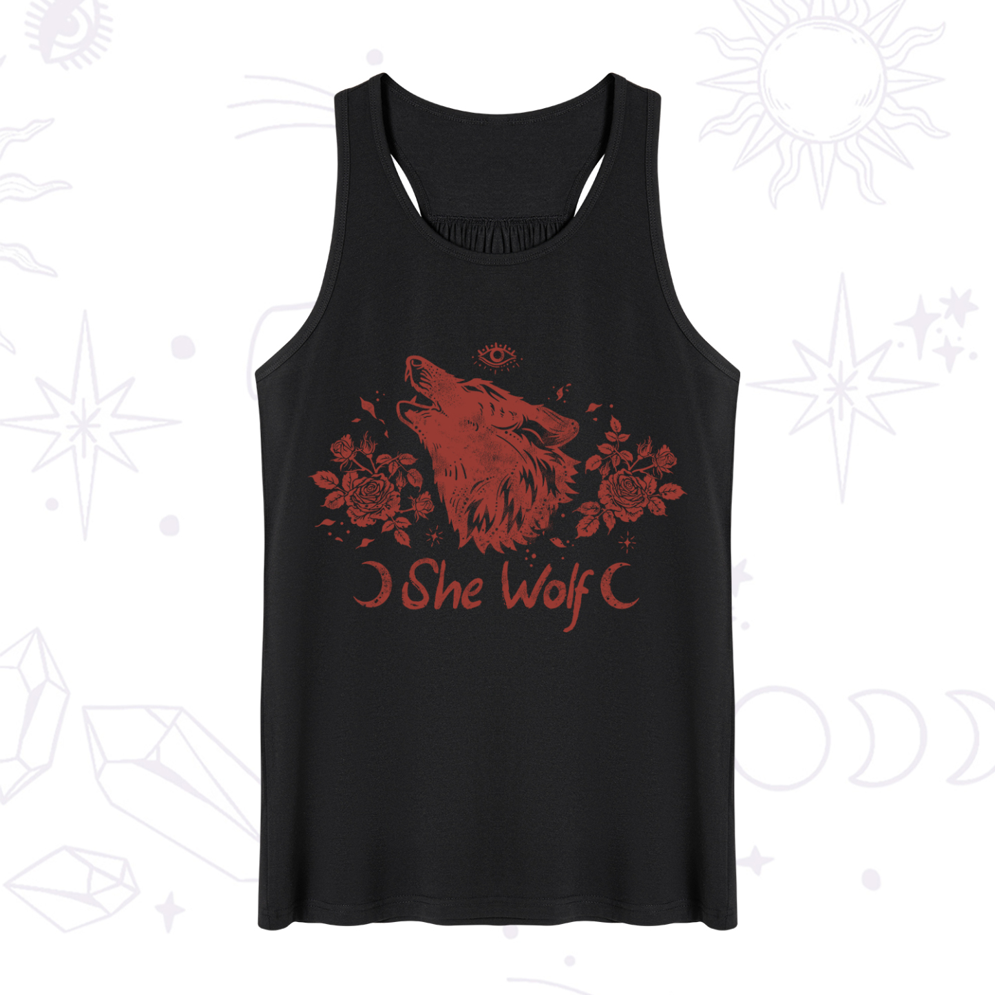 Magic Purplehecate She Wolf Tank