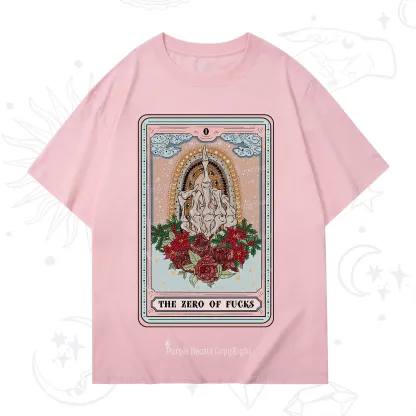 Purplehecate The Zero Of Fucks Tarot Christmas T-Shirt