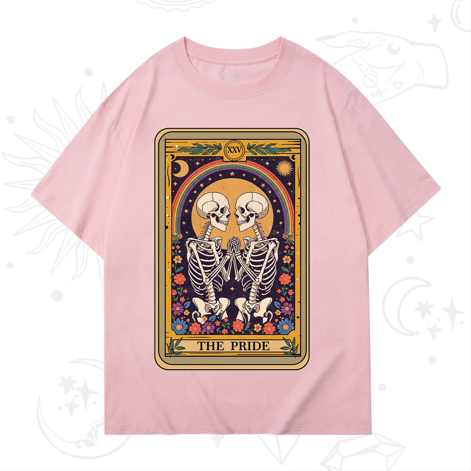 Purplehecate The Pride Skeleton Tarot T-Shirt