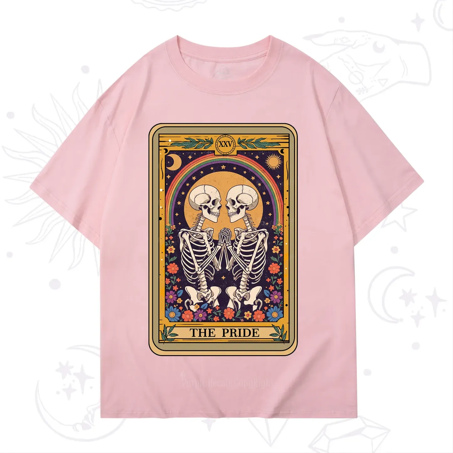 Purplehecate The Pride Skeleton Tarot T-Shirt