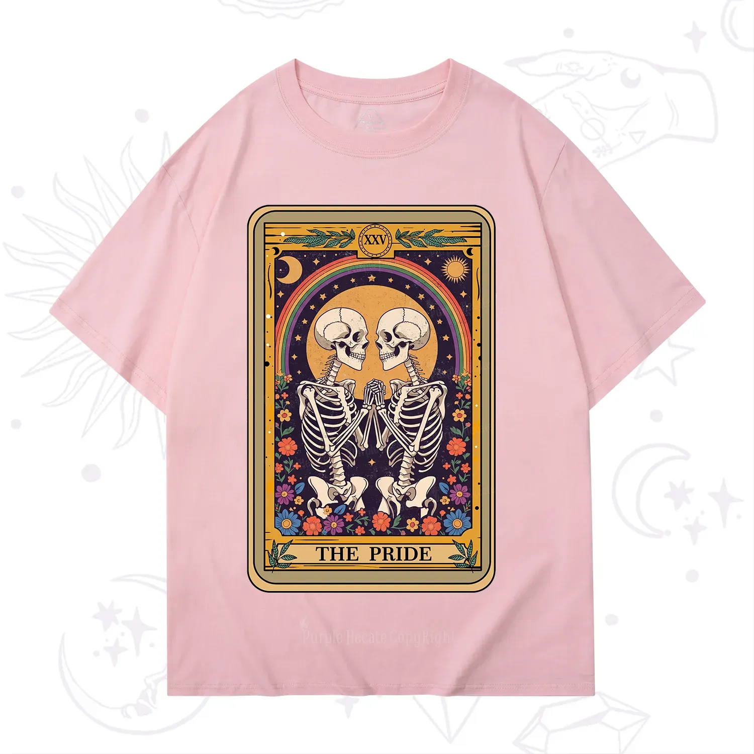 Purplehecate The Pride Skeleton Tarot T-Shirt