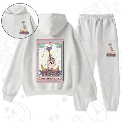 Purplehecate The Esthetician Tarot Card Fleece Hoodie Suit