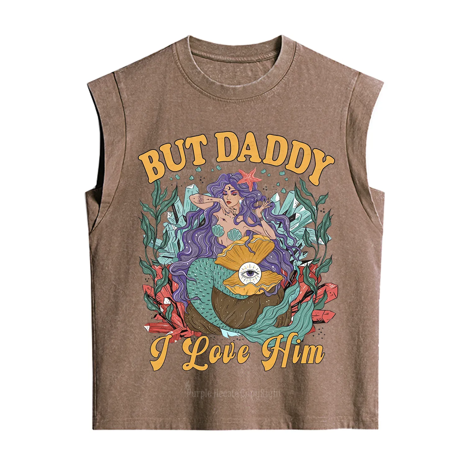 Purplehecate But Daddy I Love Him Vintage Washed Tank