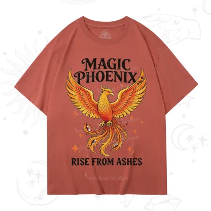 Purplehecate Magic Phoenix Rise From Ashes T-Shirt
