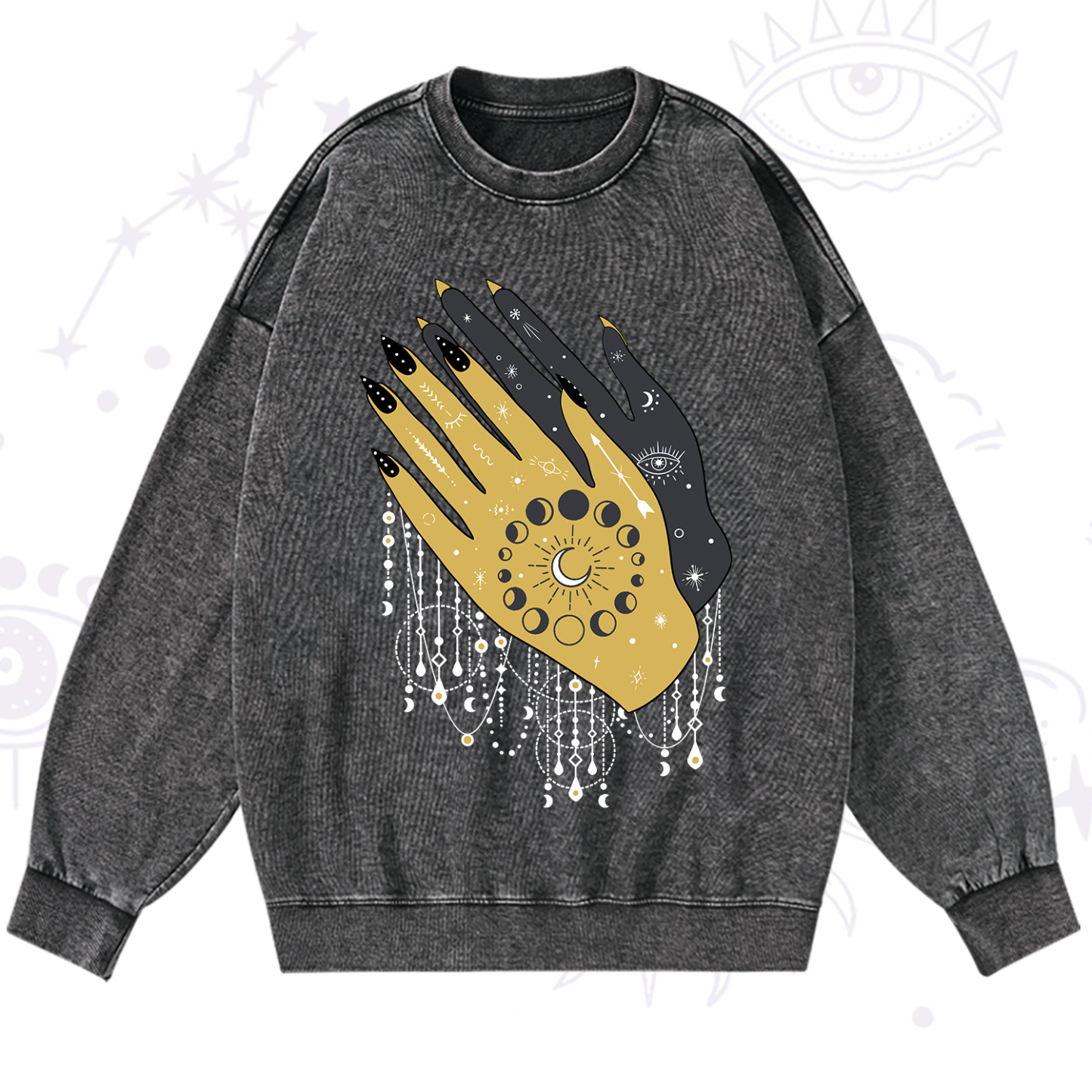 Magic Purplehecate Wash Your Hands Washed Sweatshirt