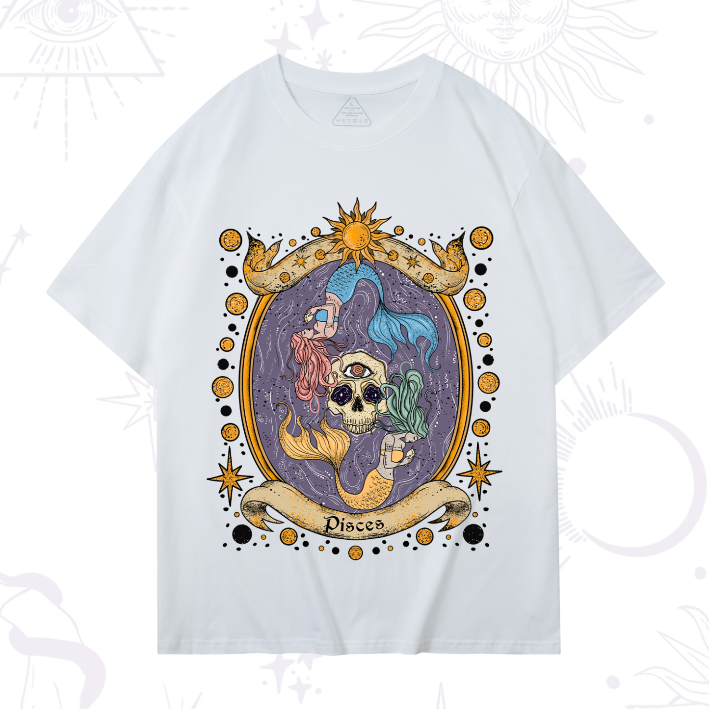 Purplehecate Celestial Pisces Zodiac T-Shirt