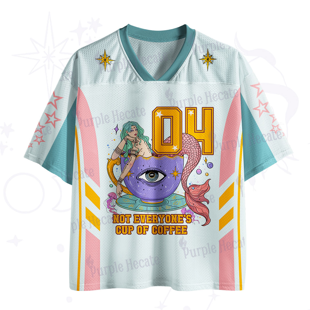 Purplehecate Not Everyone's Cup Of Coffee Mesh Jersey