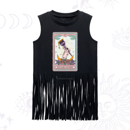 Purplehecate The Hair Colorist Tarot Fringe Tank Top