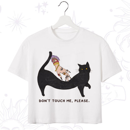 Purplehecate Don't Touch Me Crop T-Shirt