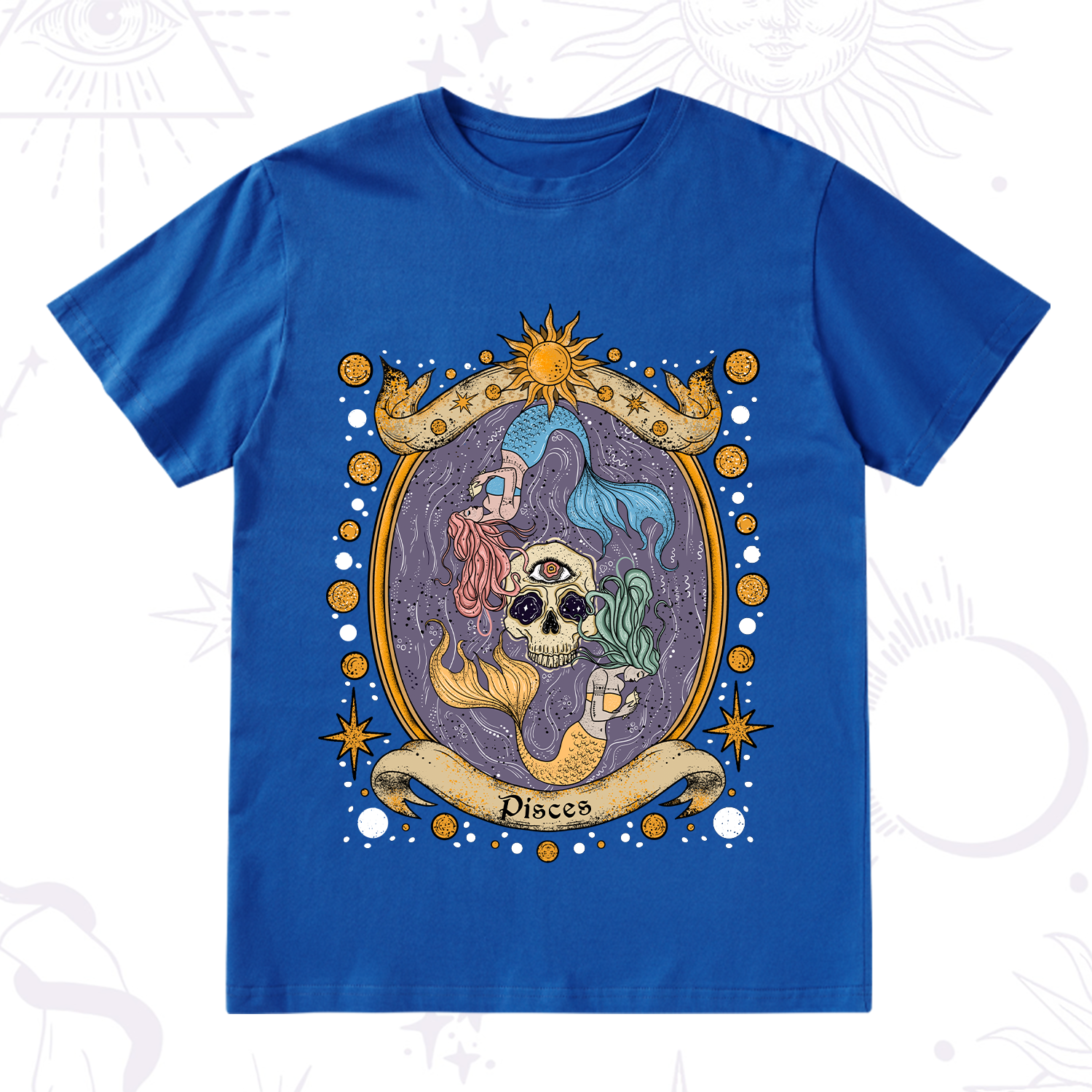 Purplehecate Celestial Pisces Zodiac T-Shirt