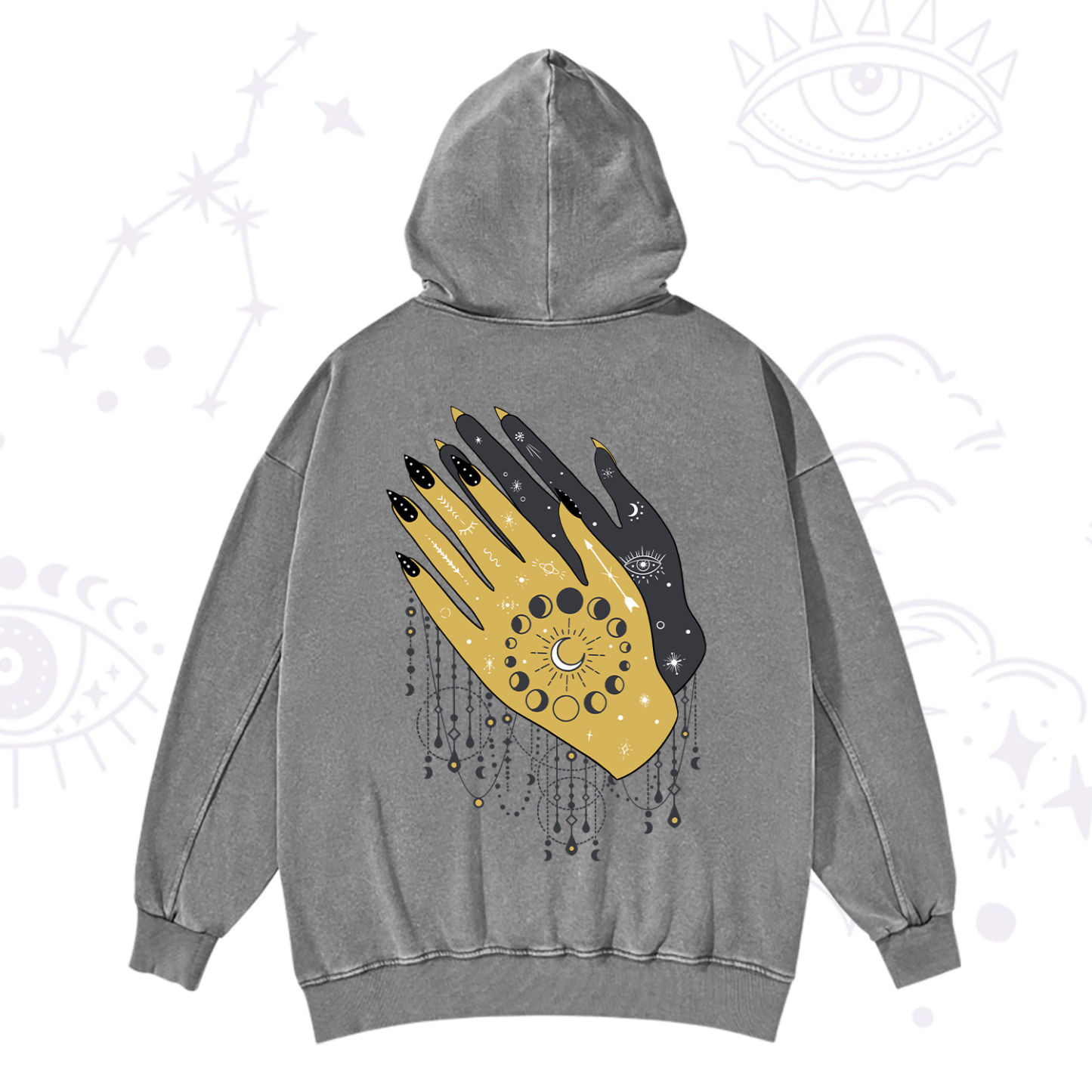 Purplehecate Wash Your Hands Washed Hoodie
