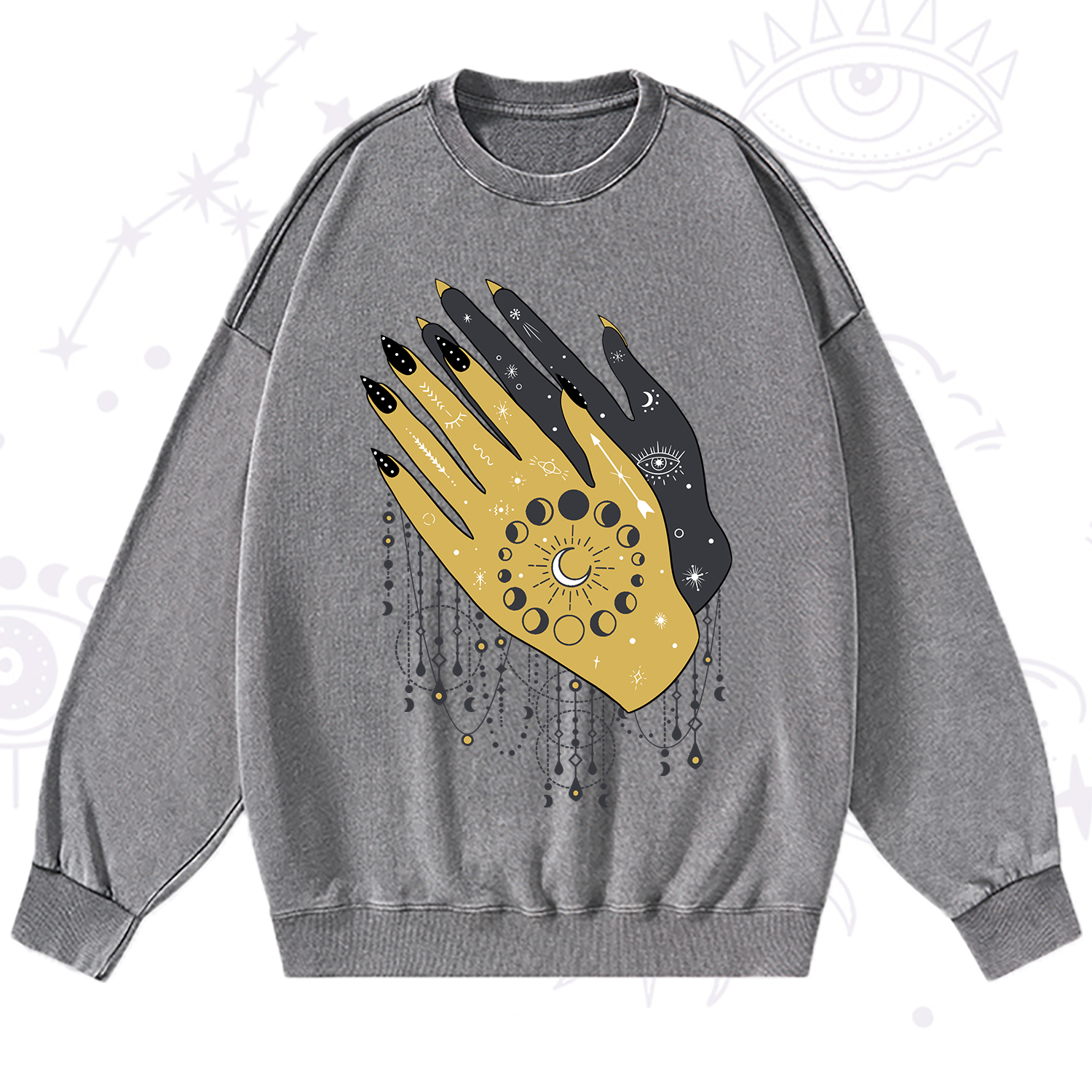 Purplehecate Wash Your Hands Washed Sweatshirt
