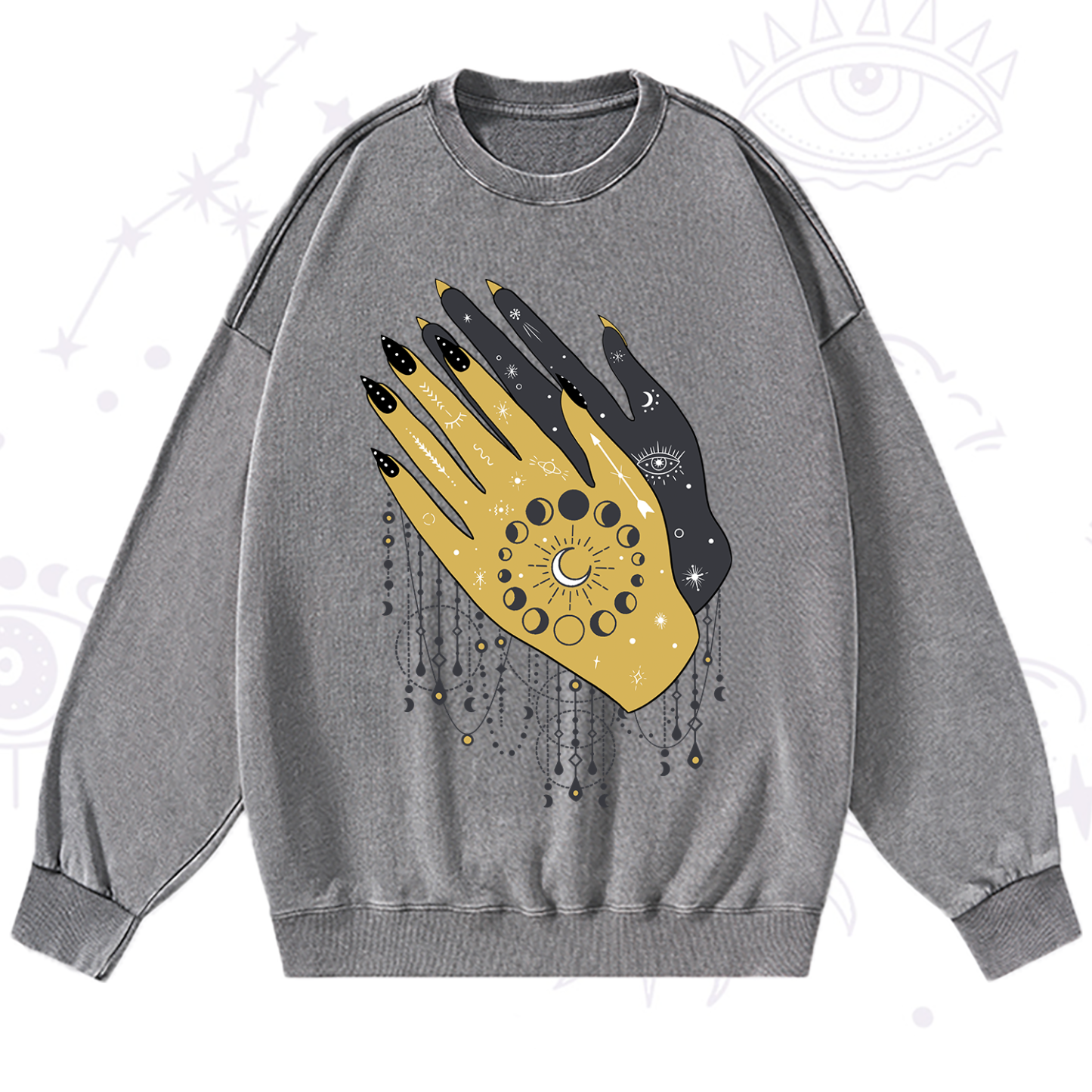 Purplehecate Wash Your Hands Washed Sweatshirt