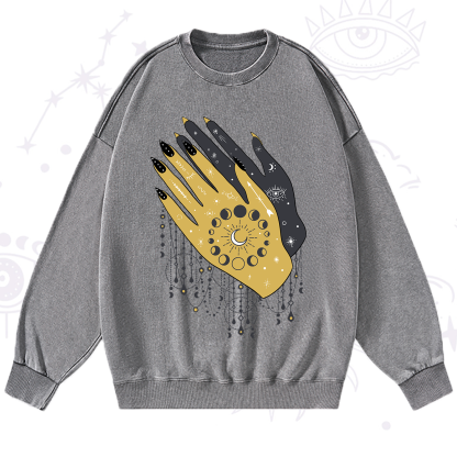Purplehecate Wash Your Hands Washed Sweatshirt