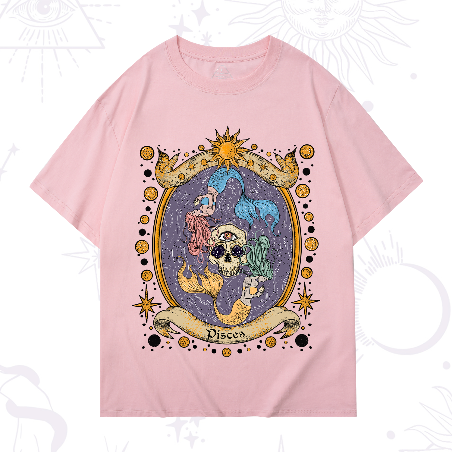 Purplehecate Celestial Pisces Zodiac T-Shirt