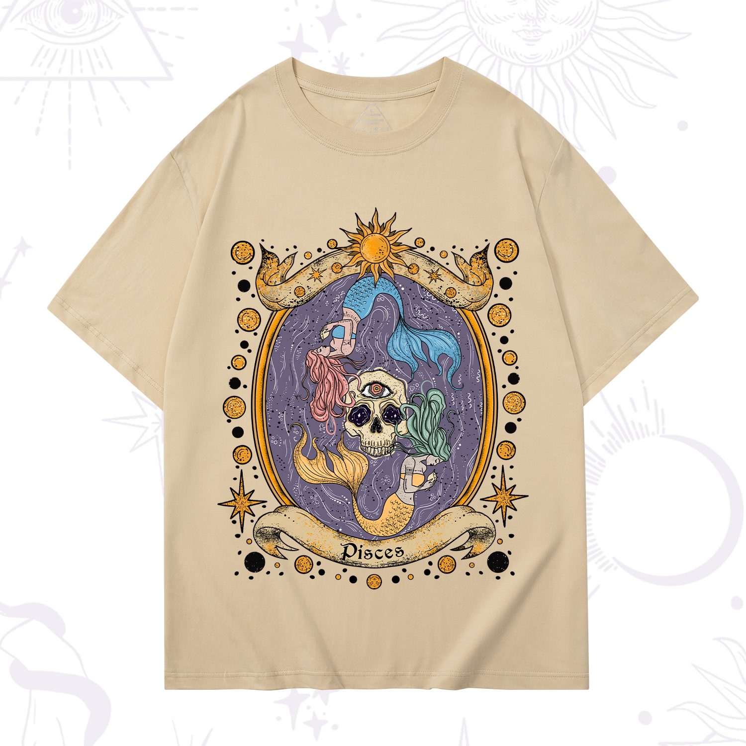 Purplehecate Celestial Pisces Zodiac T-Shirt