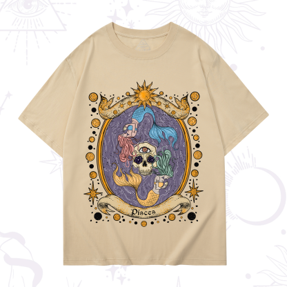 Purplehecate Celestial Pisces Zodiac T-Shirt