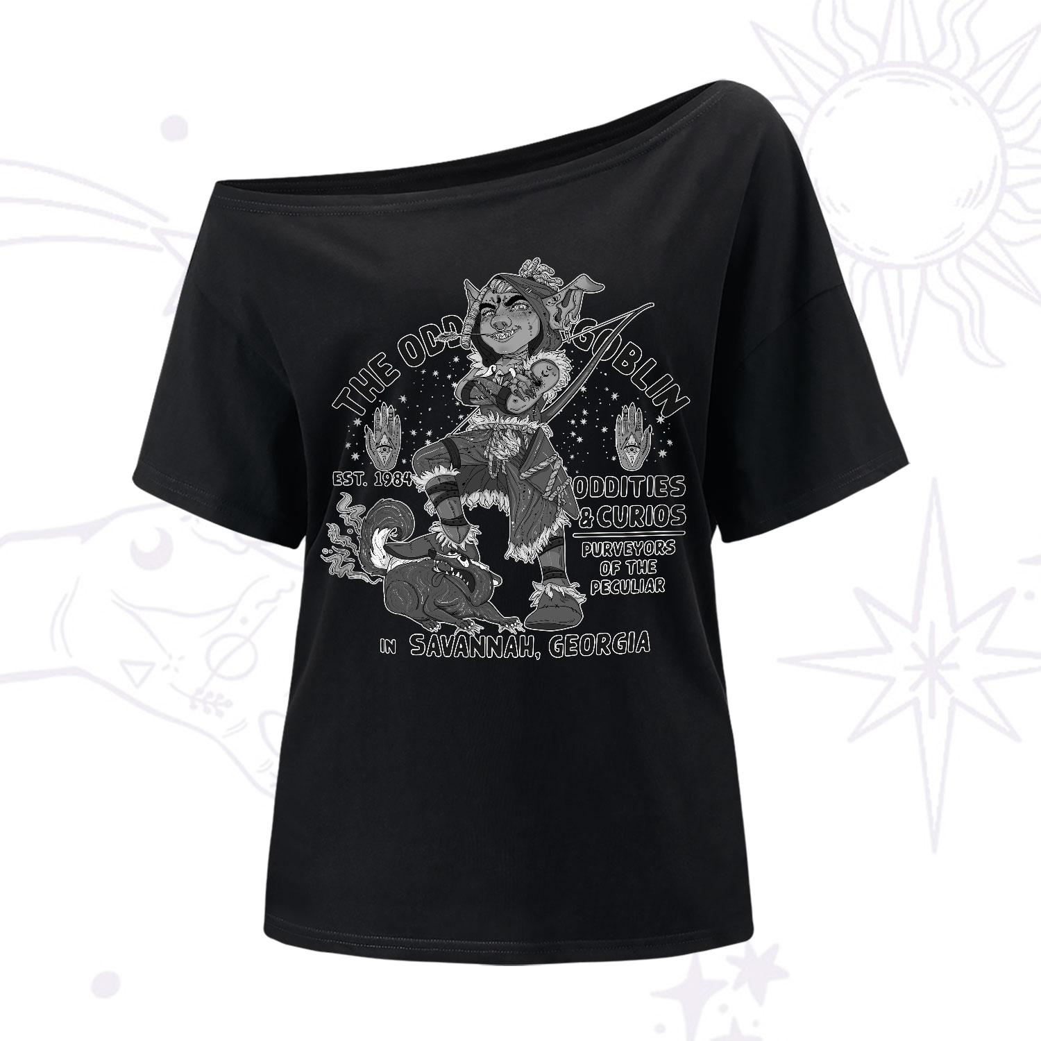 Purplehecate The Odd Goblin One-Shoulder T-Shirt