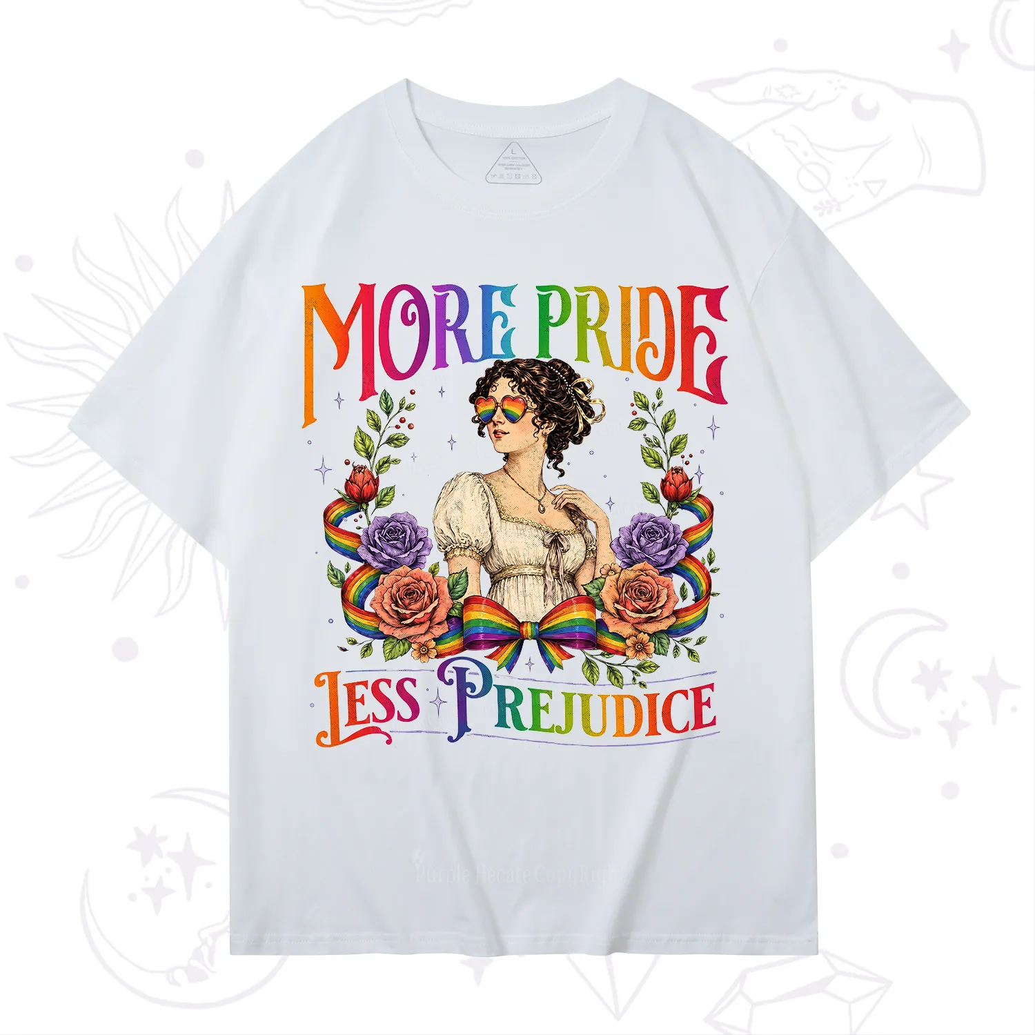 Purplehecate More Pride Less Prejudice Pride T-Shirt