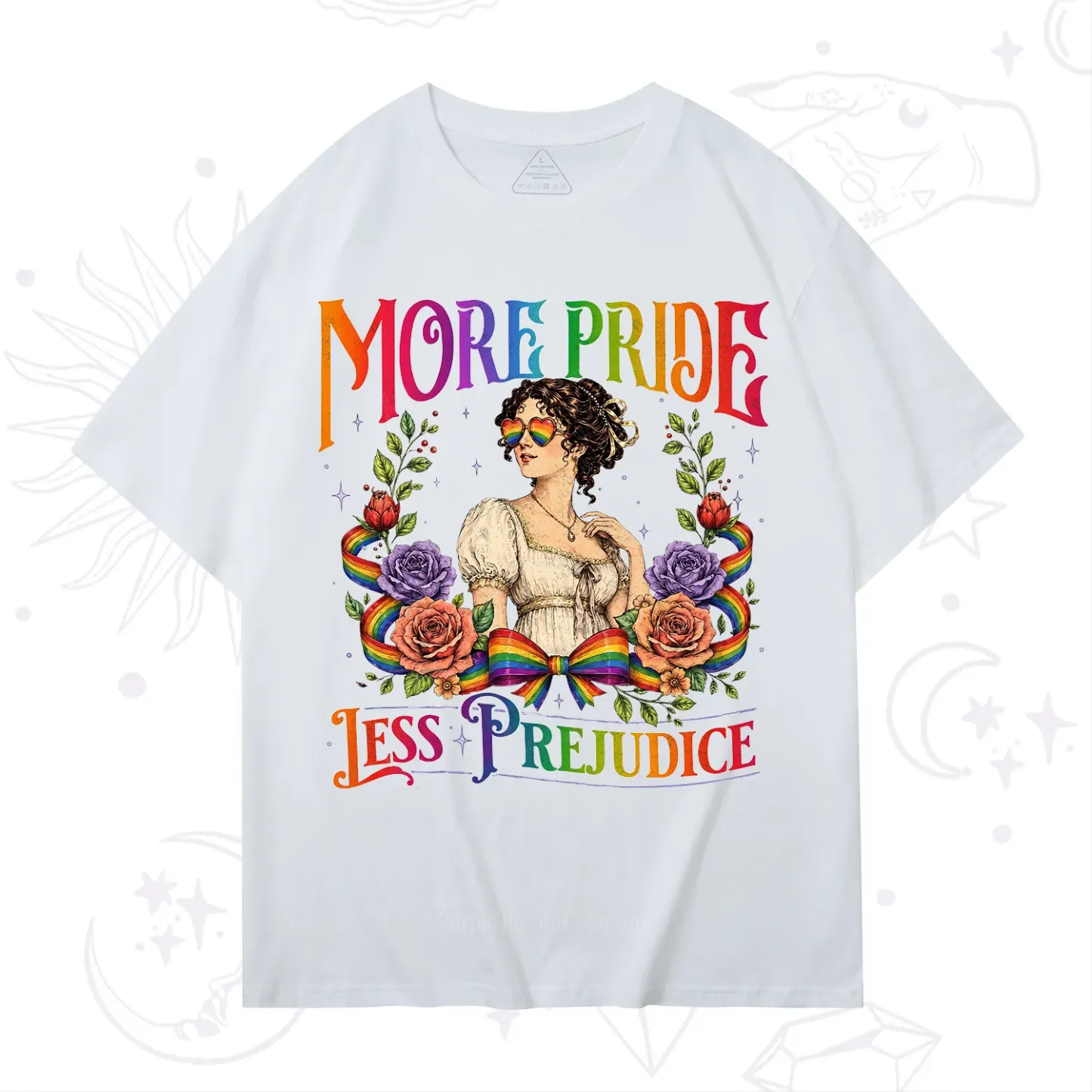 Purplehecate More Pride Less Prejudice Pride T-Shirt