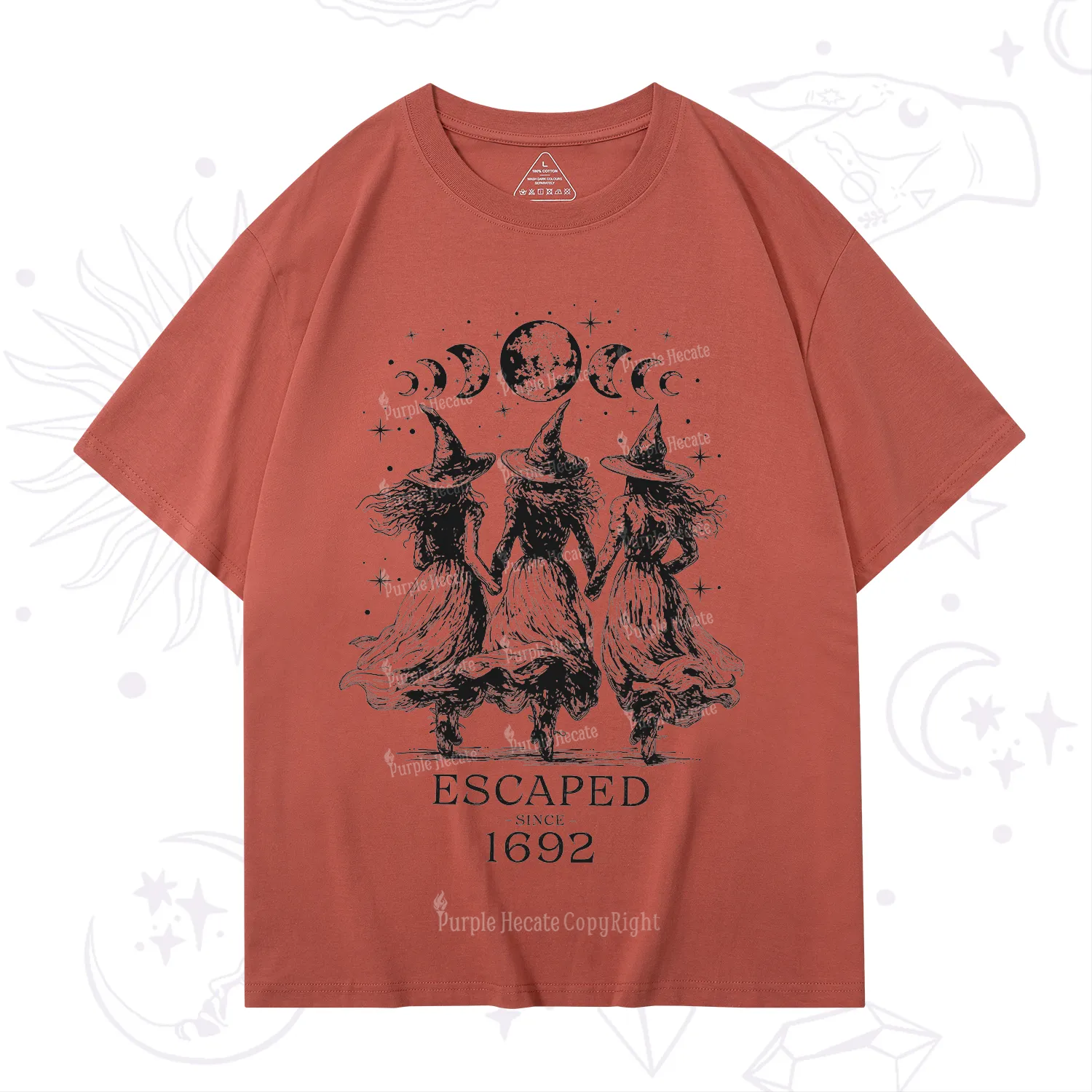 Purplehecate Escaped Since 1692 T-Shirt