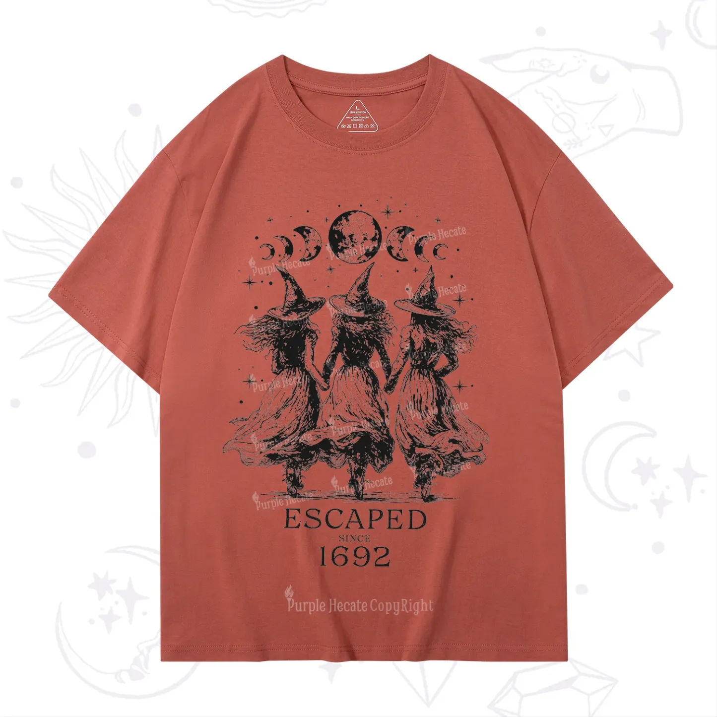 Purplehecate Escaped Since 1692 T-Shirt