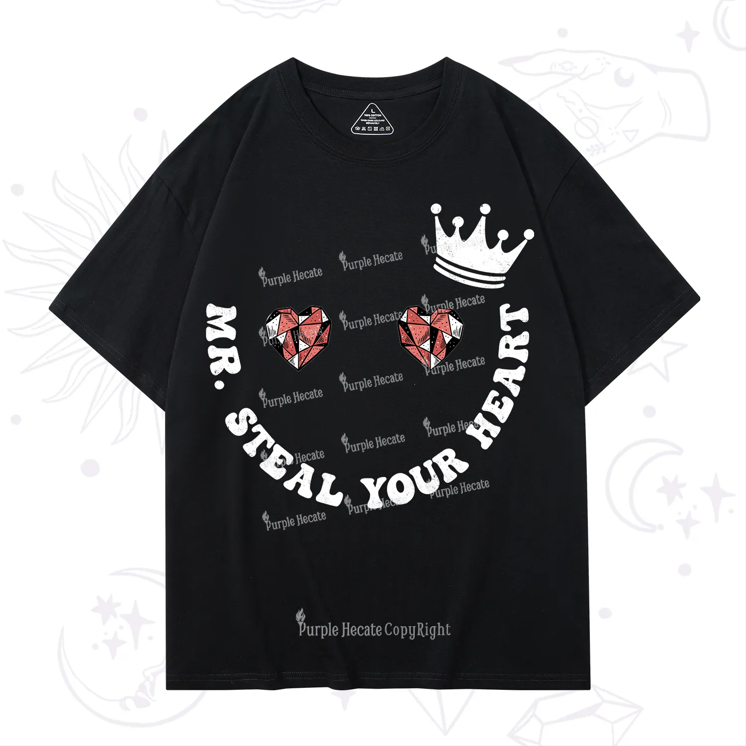 Purplehecate Mr Steal Your Heart Valentine T-Shirt