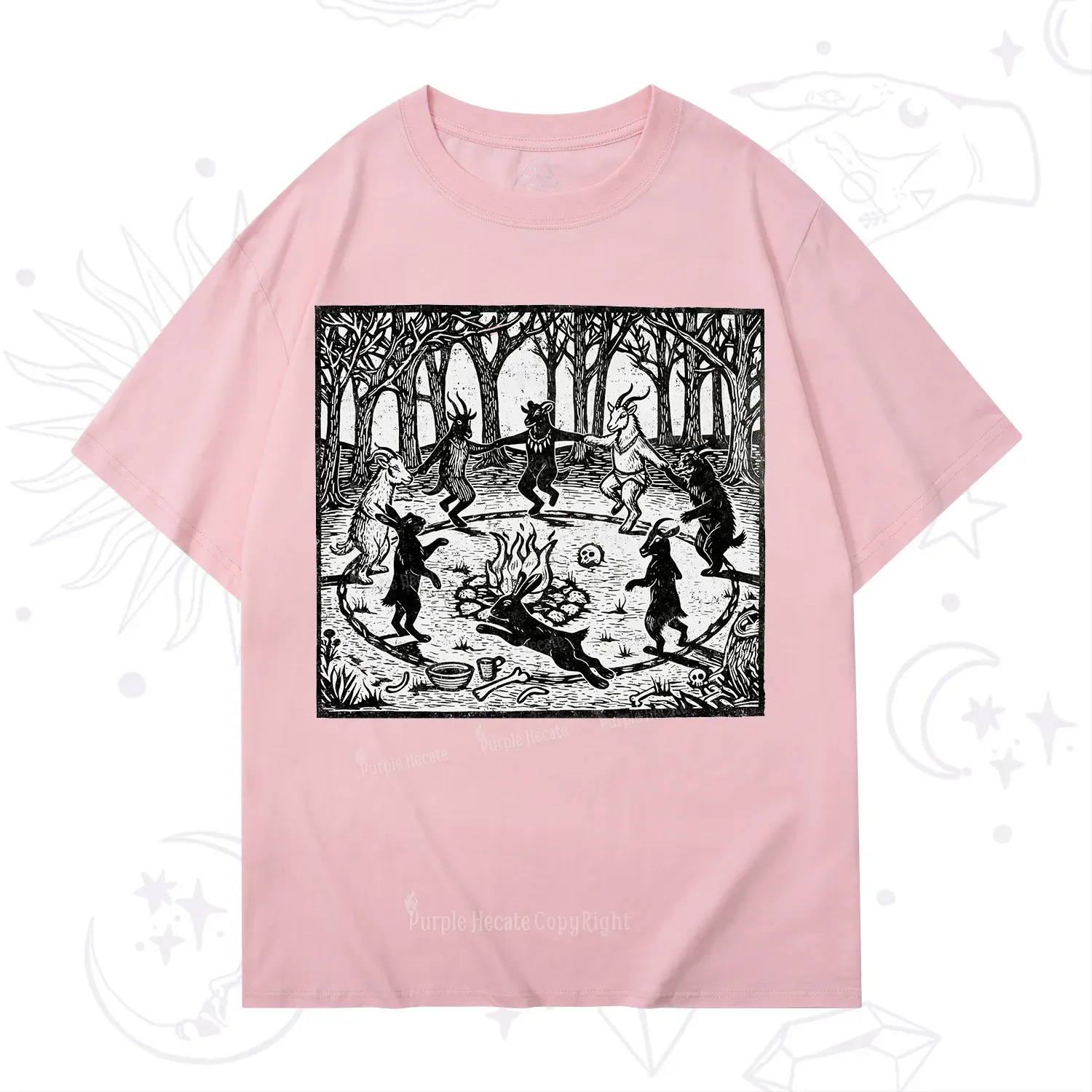 Purplehecate Woodland Rites of the Black Goat T-Shirt