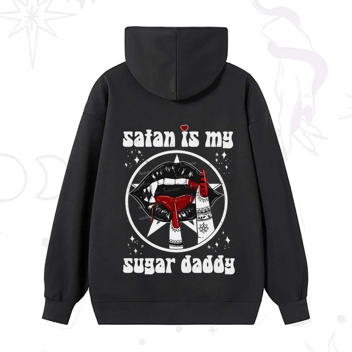 Purplehecate Satan Is My Sugar Daddy Hoodie