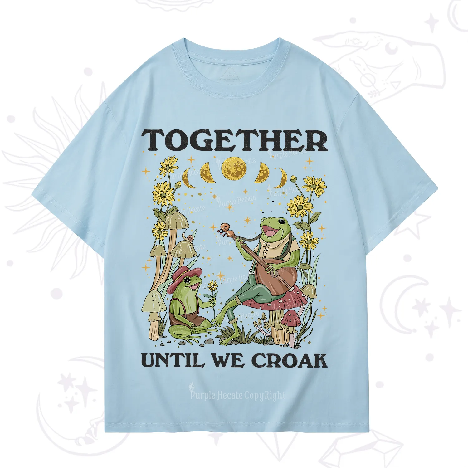 Purplehecate Together Until We Croak Frog T-Shirt