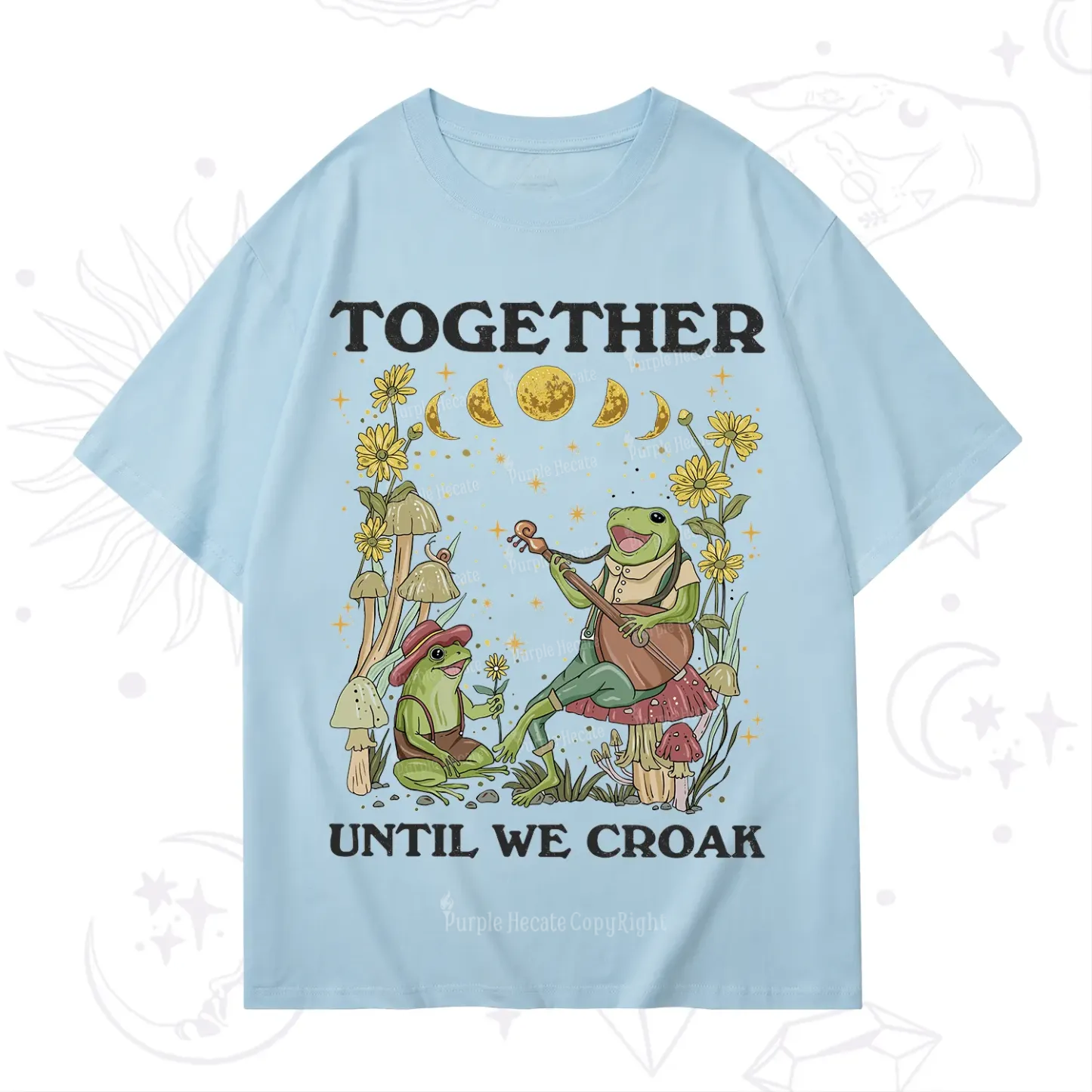 Purplehecate Together Until We Croak Frog T-Shirt