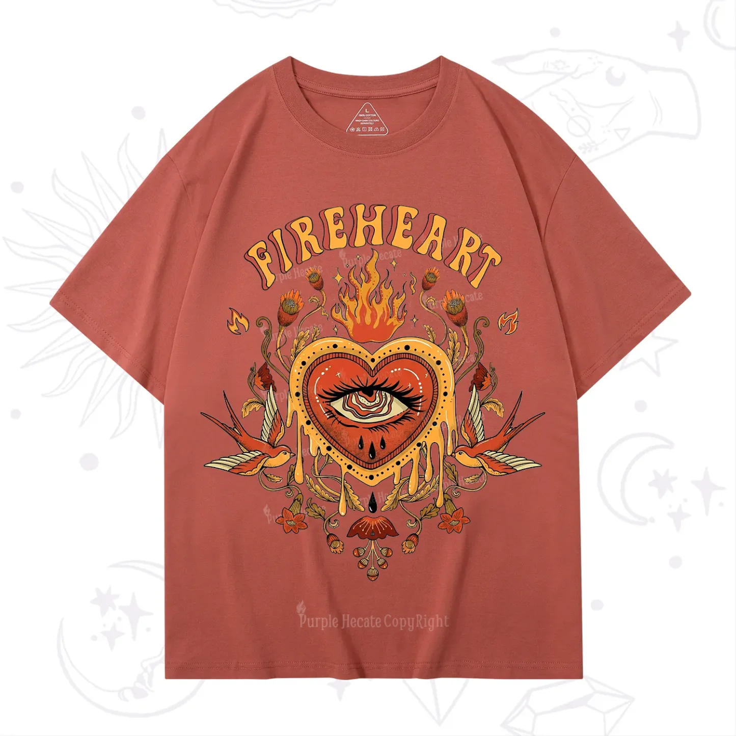 Purplehecate Fireheart T-Shirt