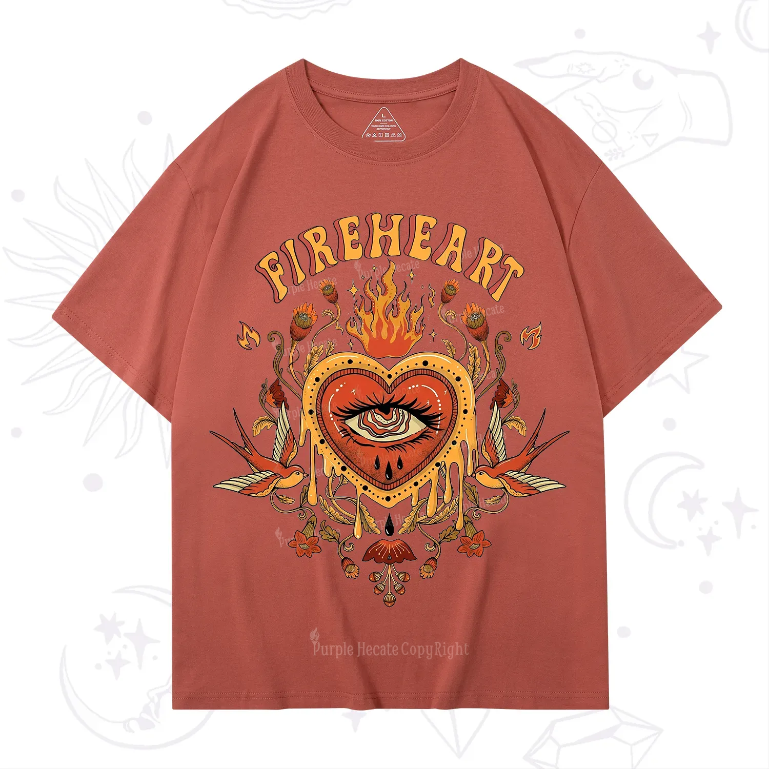 Purplehecate Fireheart T-Shirt