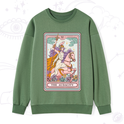 Purplehecate The Audacity Tarot Card Sweatshirt
