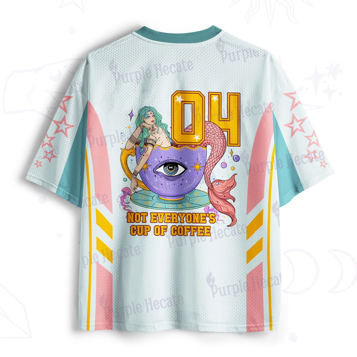 Purplehecate Not Everyone's Cup Of Coffee Mesh Jersey