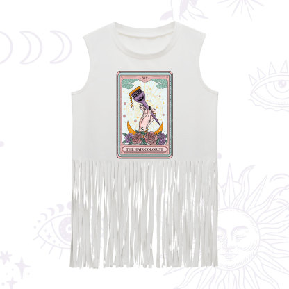 Purplehecate The Hair Colorist Tarot Fringe Tank Top