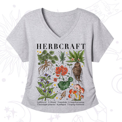 Purplehecate Magical Herbcraft V-Neck T-Shirt