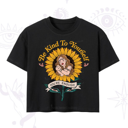 Purplehecate Be Kind To Yourself Crop T-Shirt