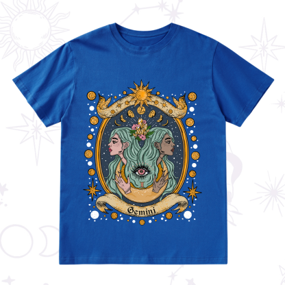 Purplehecate Celestial Gemini Zodiac T-Shirt