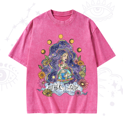 Purplehecate Mother Ship Washed T-Shirt
