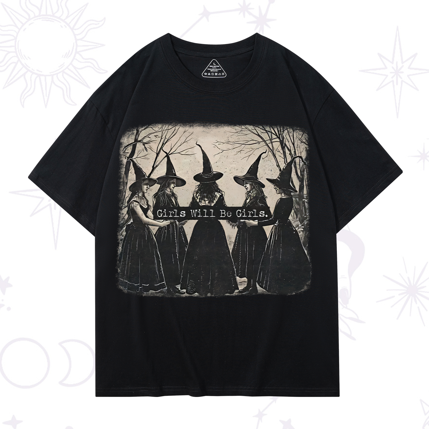Purplehecate Girls Will Be Girls Witch T-Shirt