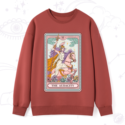 Purplehecate The Audacity Tarot Card Sweatshirt