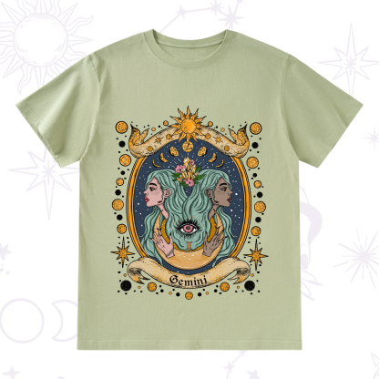 Purplehecate Celestial Gemini Zodiac T-Shirt