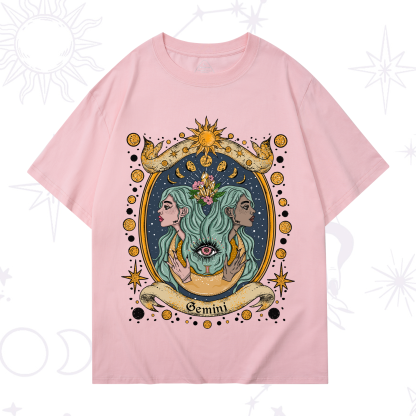 Purplehecate Celestial Gemini Zodiac T-Shirt