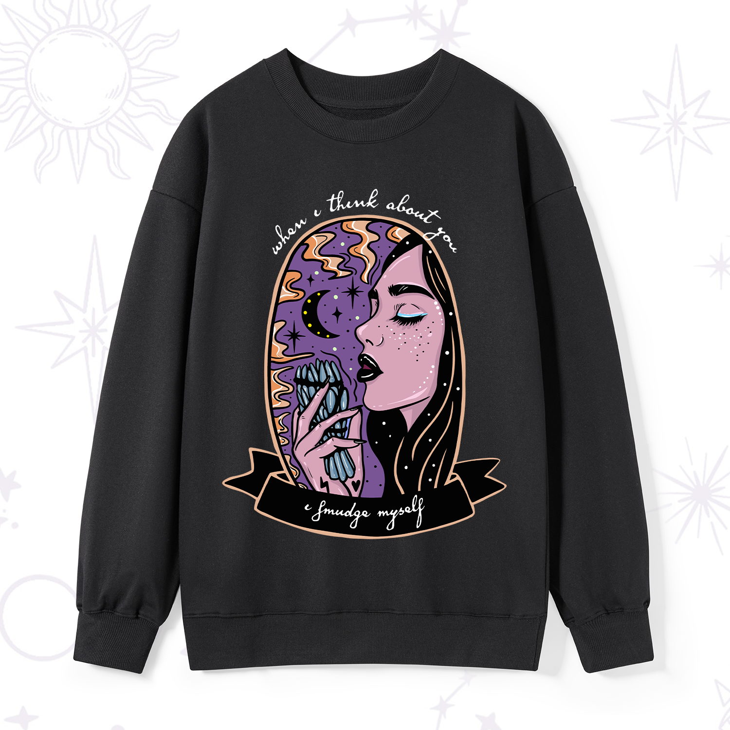 Purplehecate When I Think About You Sweatshirt