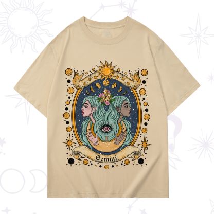Purplehecate Celestial Gemini Zodiac T-Shirt